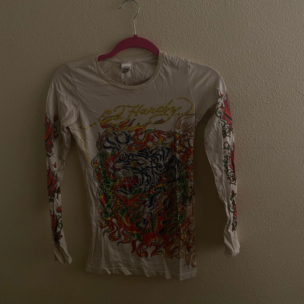 long sleeve ed hardy shirt